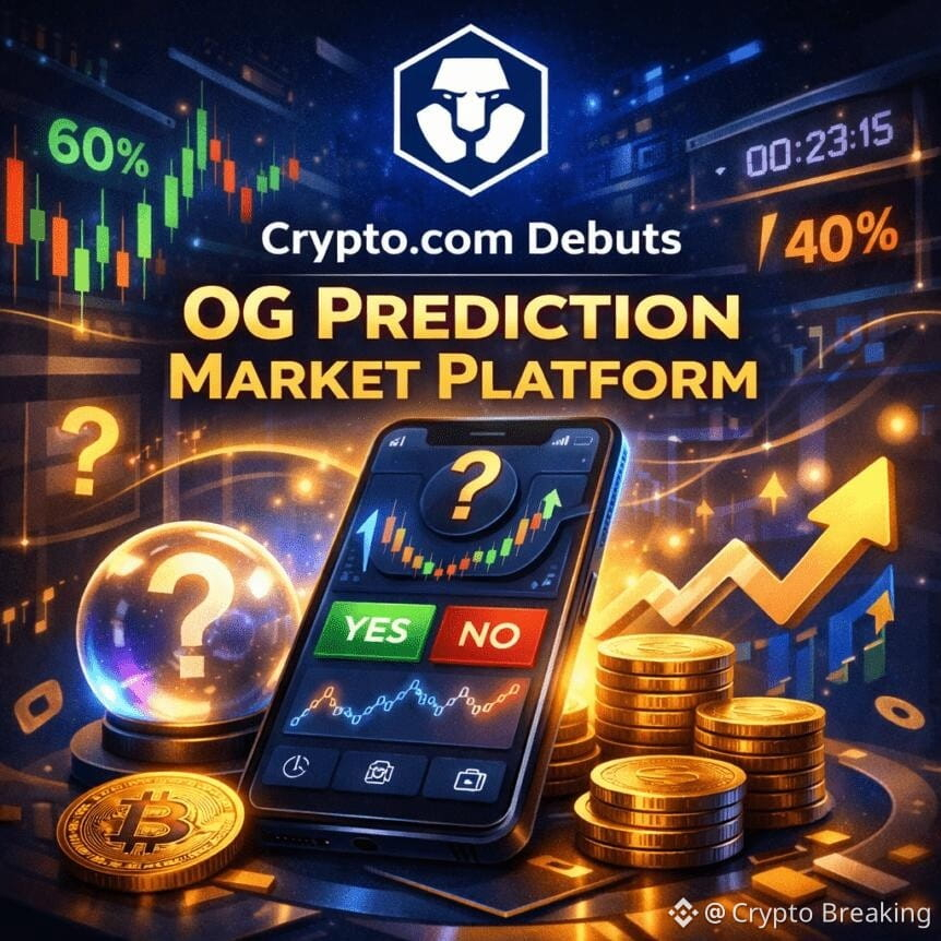 Crypto.com Debuts Og Prediction Market Platform