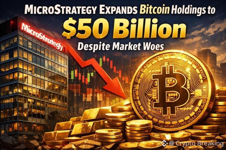Microstrategy Expands Bitcoin Holdings To $50 Billion Despite Market Woes