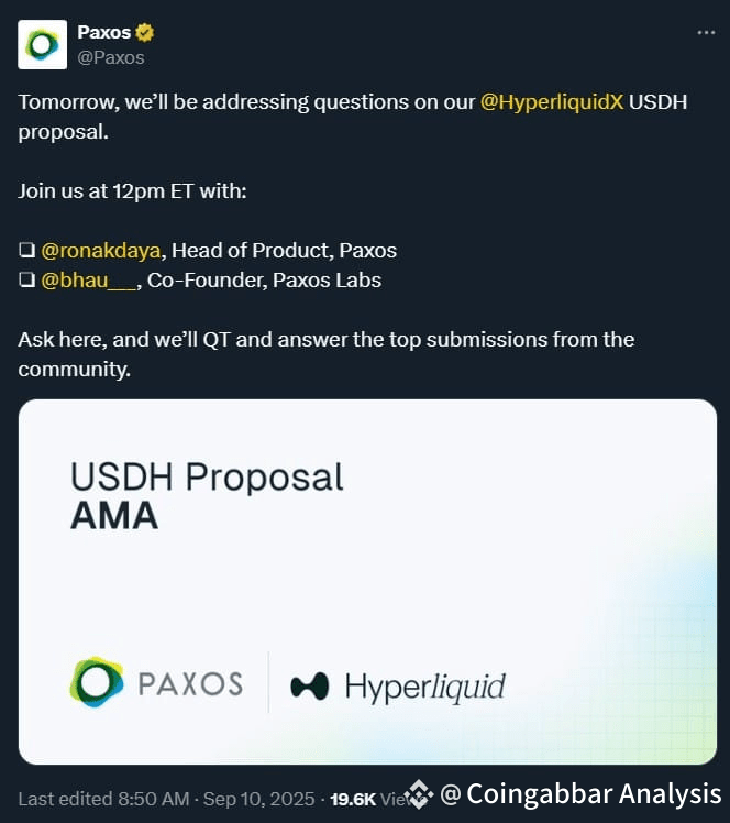 Paxos hyperliquid Doubt Session Tommorow