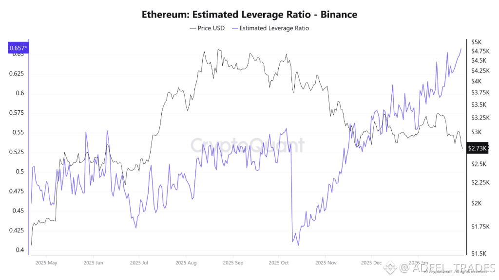 Ethereum Price Shows Rising Leverage Risk as Market Participation Thins<br />