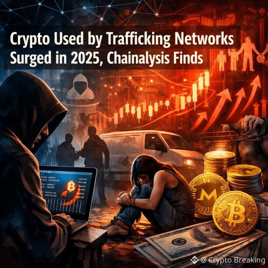 Crypto Used By Trafficking Networks Surged In 2025, Chainalysis Finds