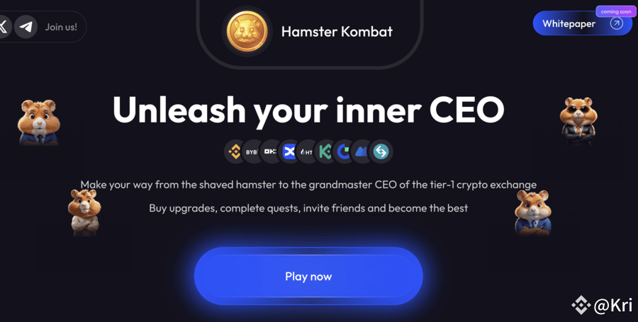 Hamster Kombat homepage