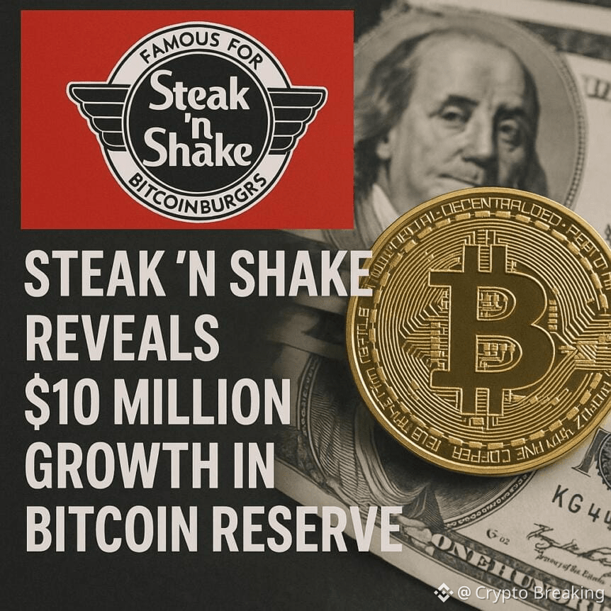 Steak 'n Shake Reveals $10 Million Growth In Bitcoin Reserve
