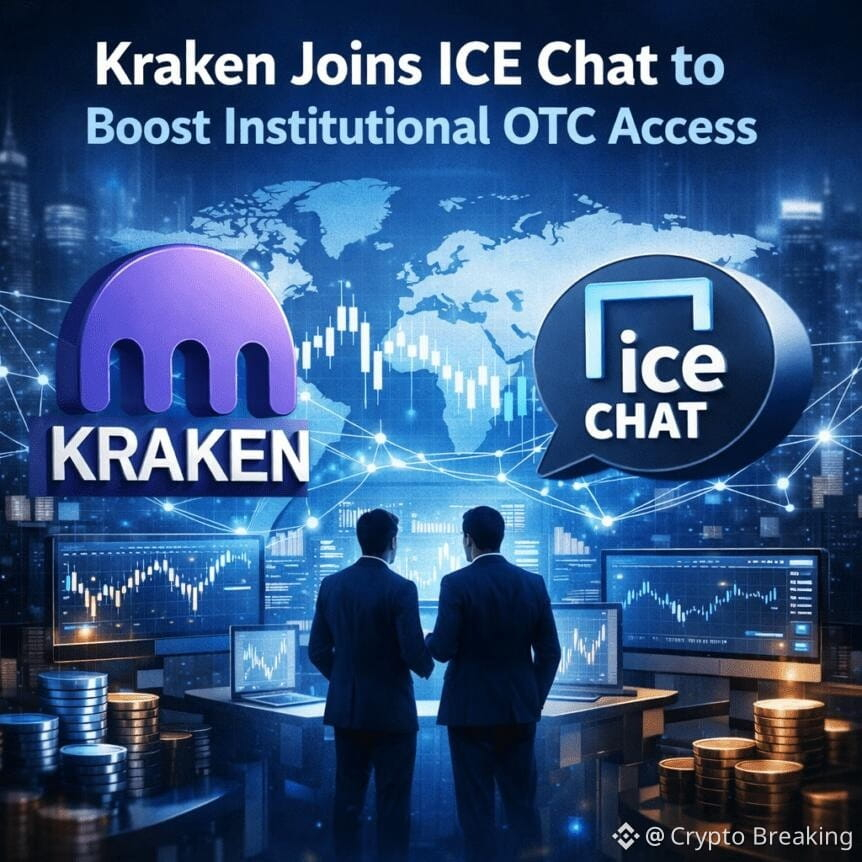 Kraken Joins Ice Chat To Boost Institutional Otc Access
