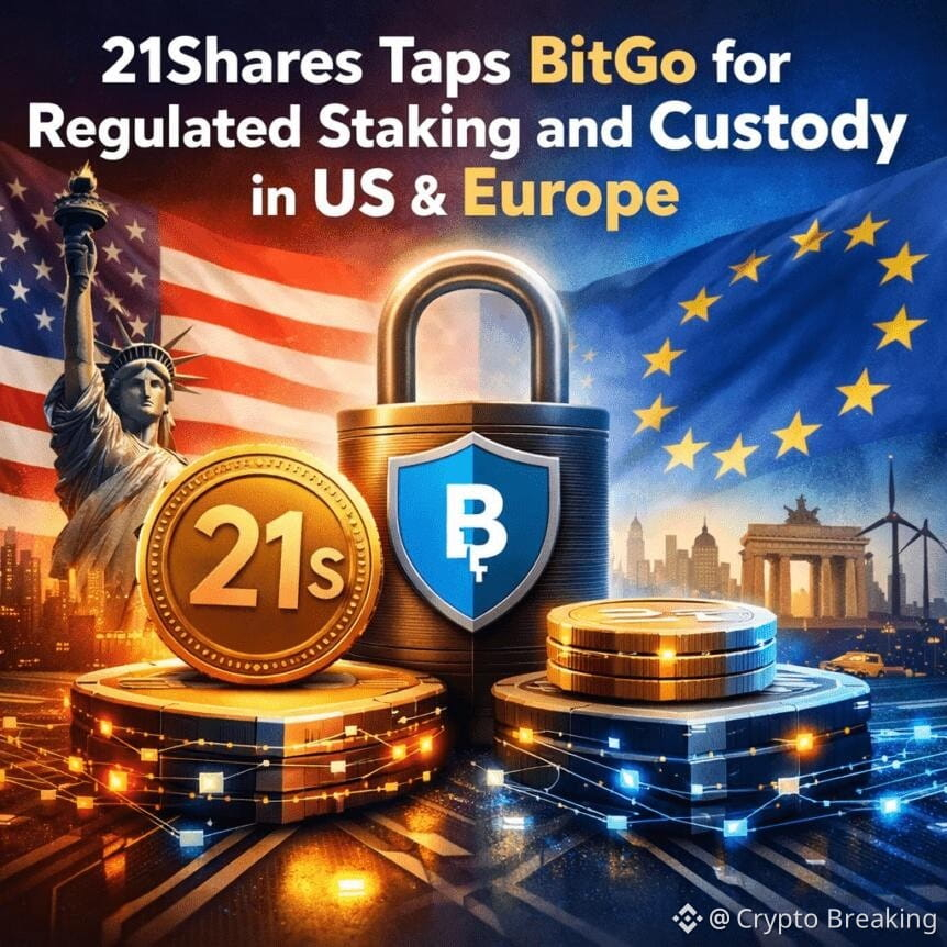 21shares Taps Bitgo For Regulated Staking And Custody In Us & Europe
