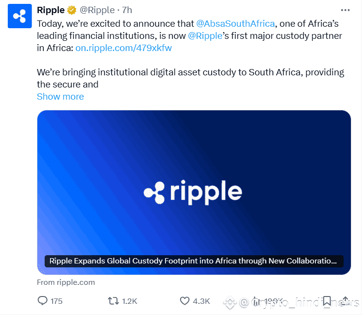 Ripple partnerships with absa