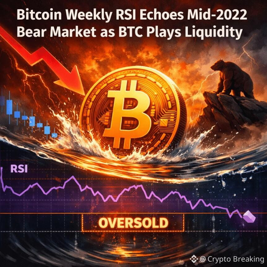Bitcoin Weekly Rsi Echoes Mid-2022 Bear Market As Btc Plays Liquidity