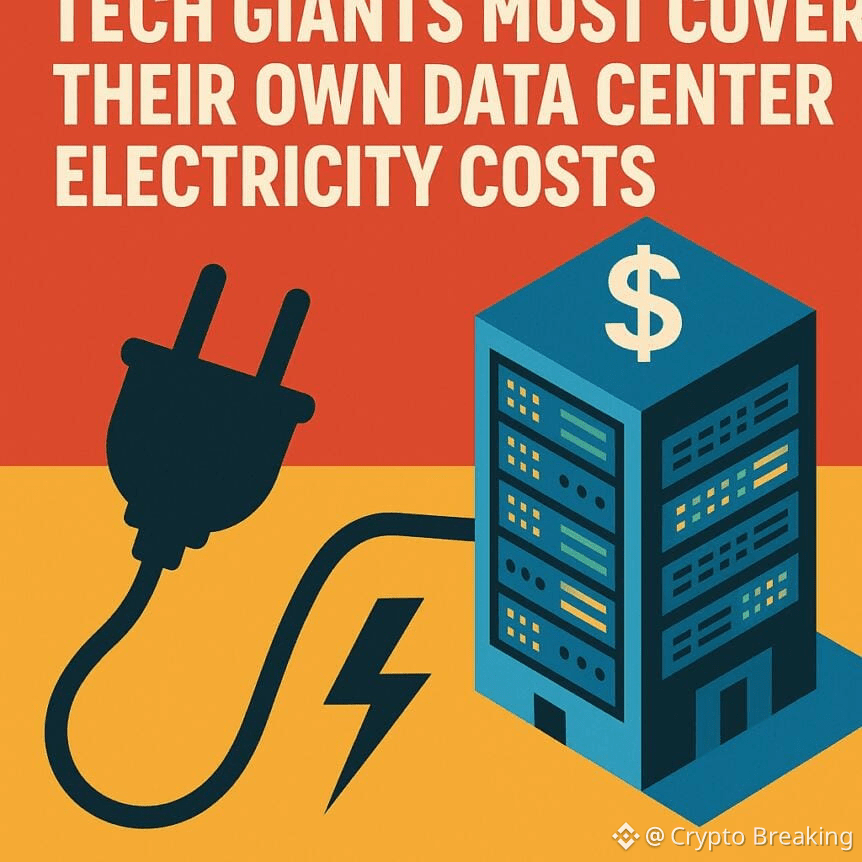 Tech Giants Must Cover Their Own Data Center Electricity Costs