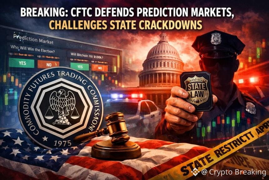 Breaking: Cftc Defends Prediction Markets, Challenges State Crackdowns