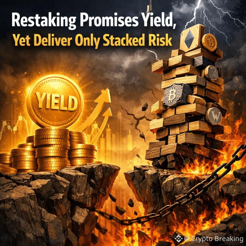 Restaking Promises Yield, Yet Deliver Only Stacked Risk