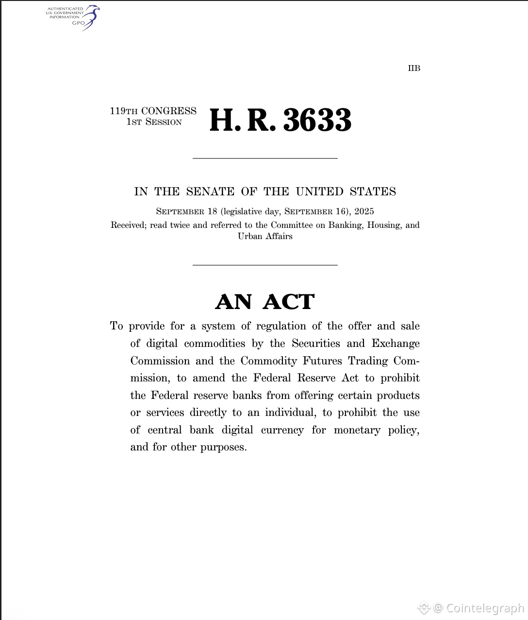 Coinbase, Congress, Senate, Brian Armstrong, US Government, United States