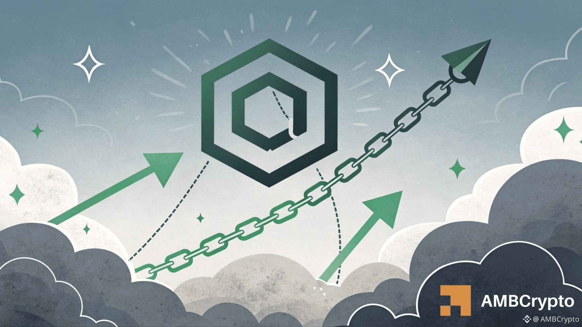 Chainlink exits descending channel