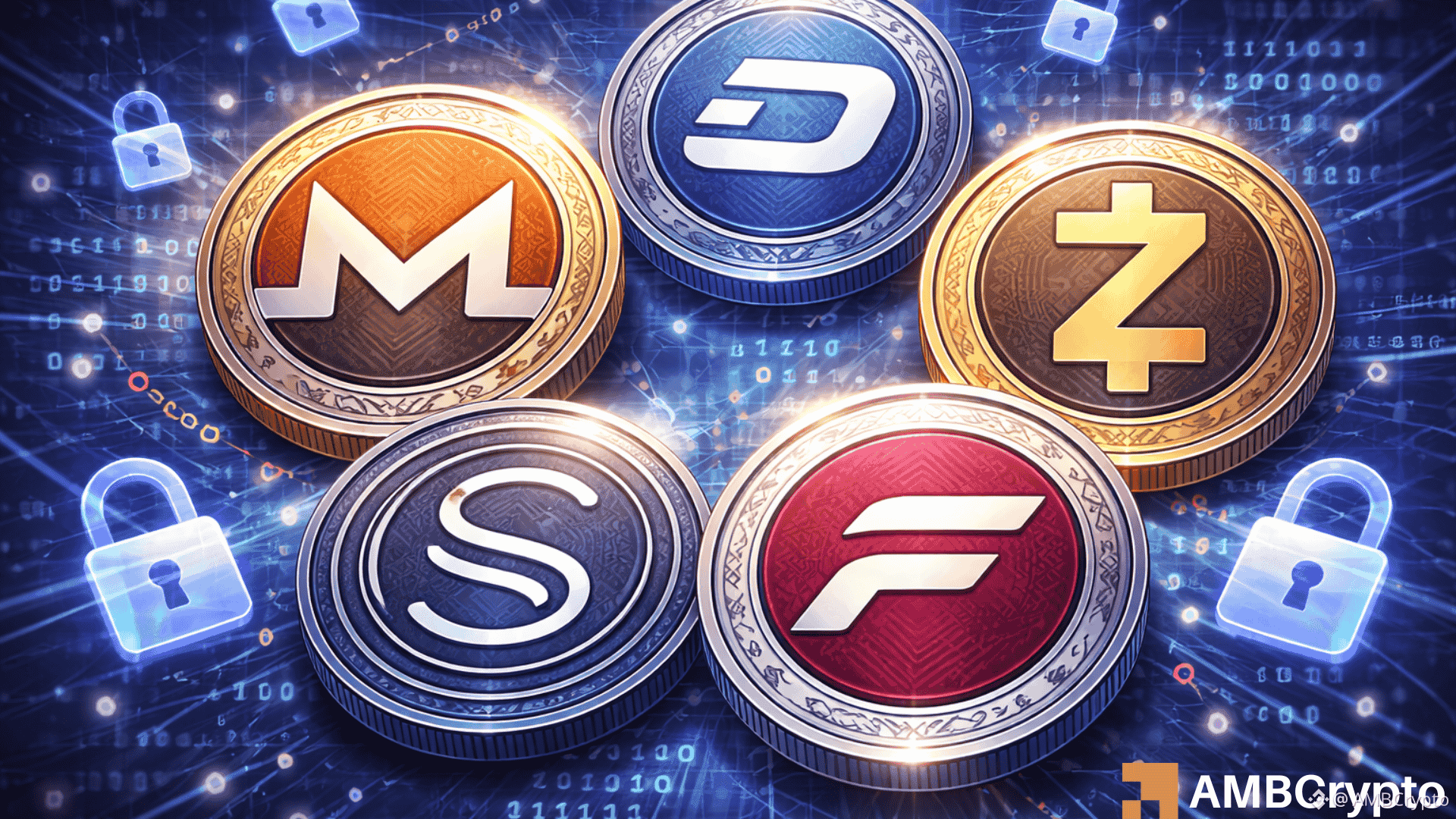 Privacy coins slide sharply as sector posts double-digit weekly losses