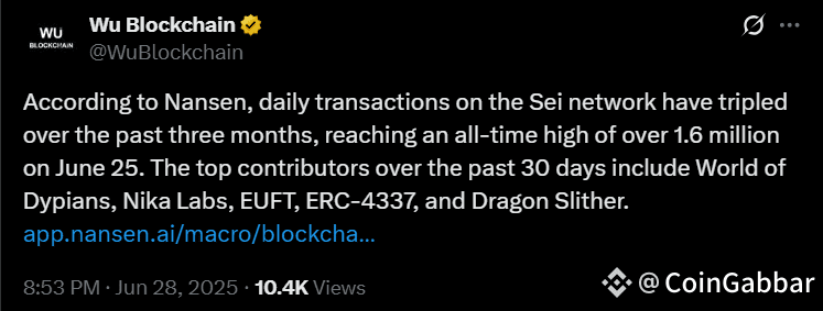 SEI Crypto News Today